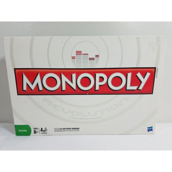 Monopoly Revolution Family Board Game Sounds & Music 2009 Complete UNPLAYED - Picture 1 of 10
